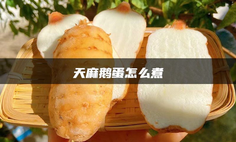 天麻鹅蛋怎么煮