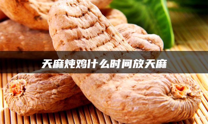天麻炖鸡什么时间放天麻