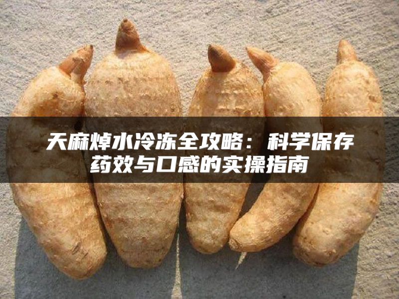 天麻焯水冷冻全攻略：科学保存药效与口感的实操指南