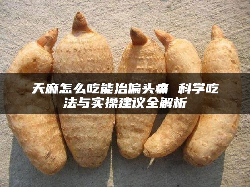 天麻怎么吃能治偏头痛 科学吃法与实操建议全解析