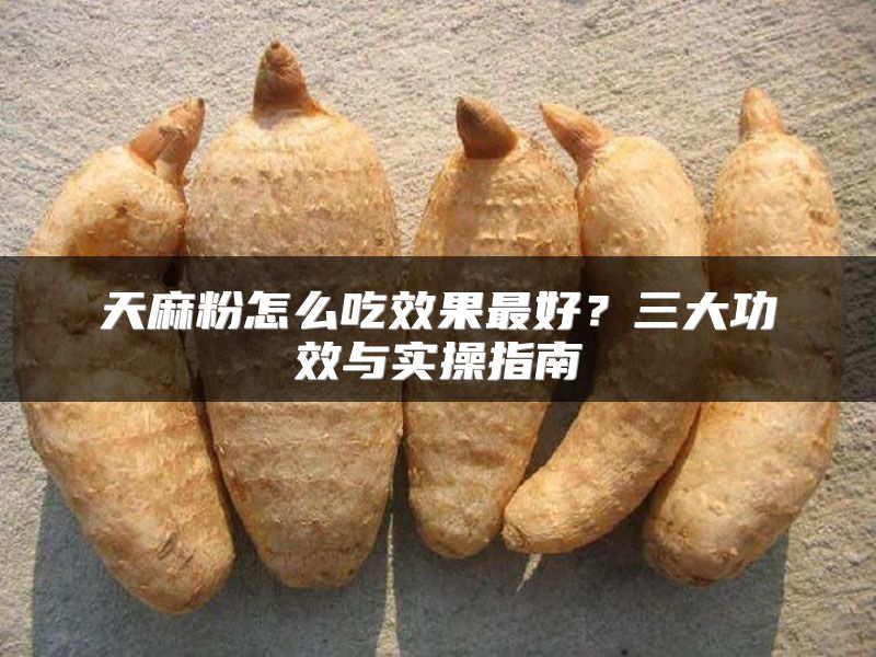 天麻粉怎么吃效果最好？三大功效与实操指南