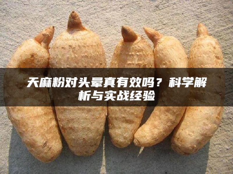天麻粉对头晕真有效吗？科学解析与实战经验