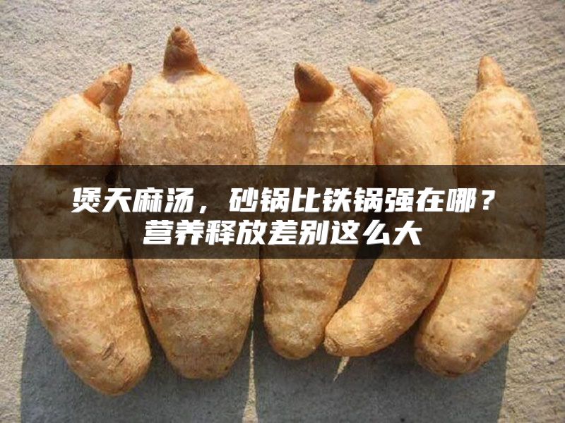 煲天麻汤，砂锅比铁锅强在哪？营养释放差别这么大