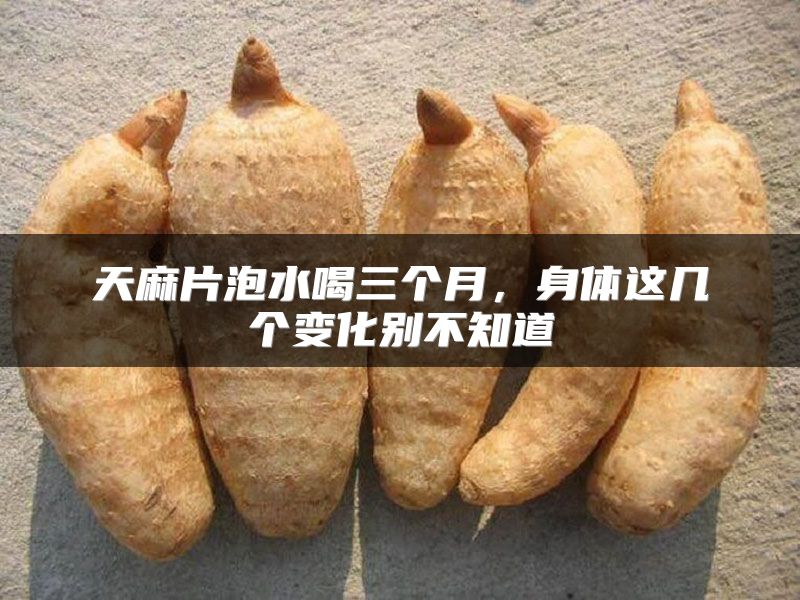 天麻片泡水喝三个月，身体这几个变化别不知道