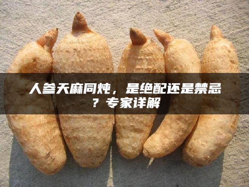 人参天麻同炖，是绝配还是禁忌？专家详解