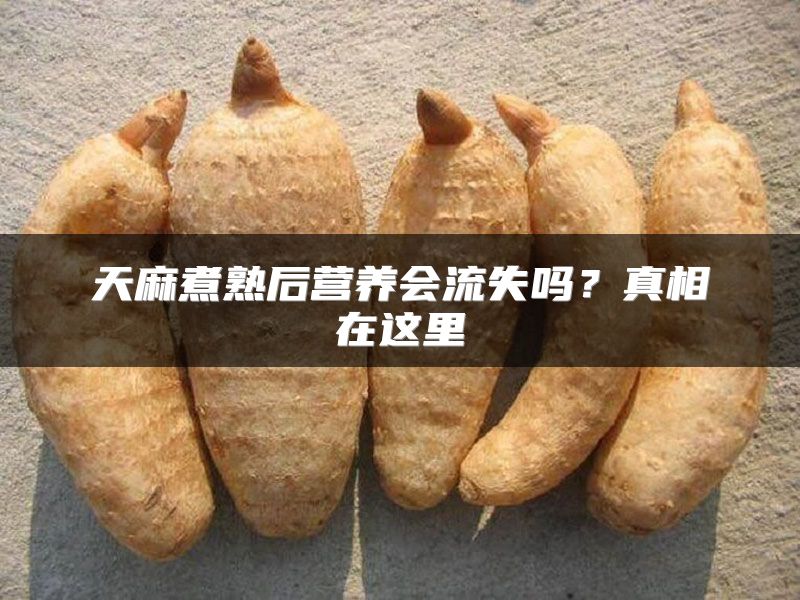 天麻煮熟后营养会流失吗？真相在这里