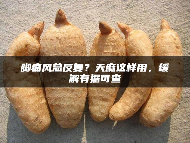 脚痛风总反复？天麻这样用，缓解有据可查