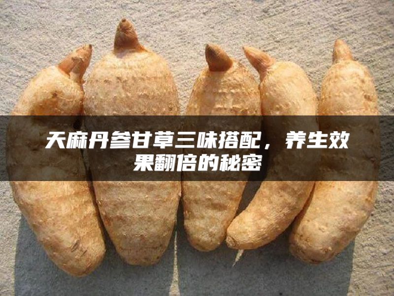 天麻丹参甘草三味搭配,养生效果翻倍的秘密