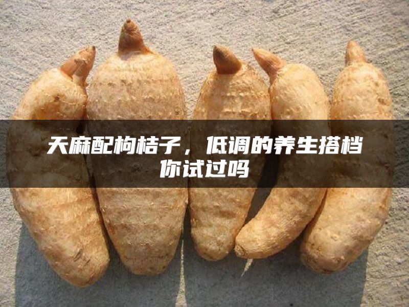 天麻配枸桔子,低调的养生搭档你试过吗
