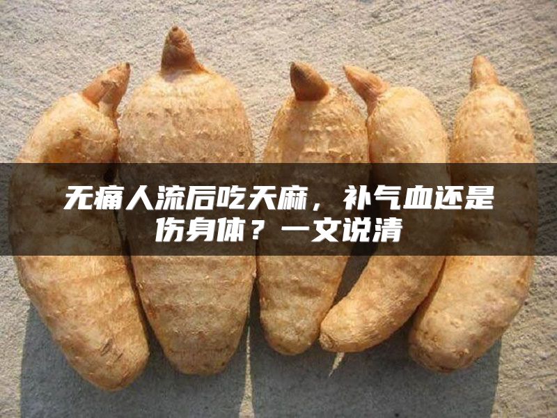 无痛人流后吃天麻，补气血还是伤身体？一文说清