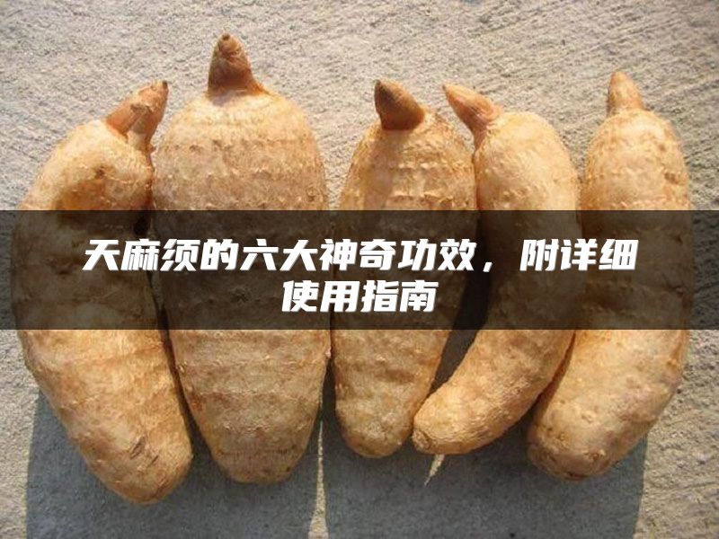 天麻须的六大神奇功效,附详细使用指南