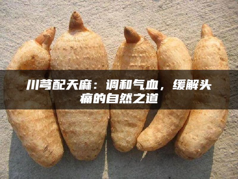 川芎配天麻:调和气血,缓解头痛的自然之道