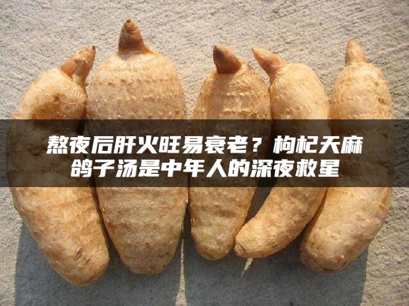 熬夜后肝火旺易衰老？枸杞天麻鸽子汤是中年人的深夜救星