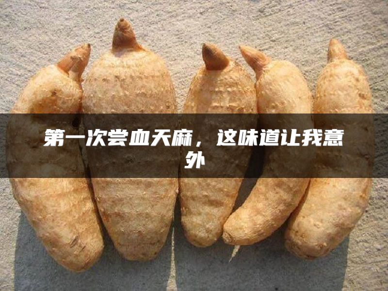 第一次尝血天麻，这味道让我意外
