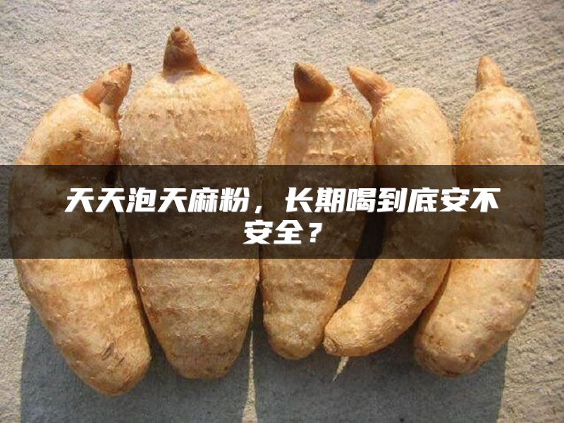 天天泡天麻粉，长期喝到底安不安全？